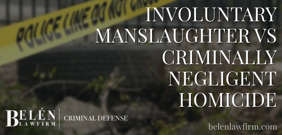 Criminally Negligent Homicide