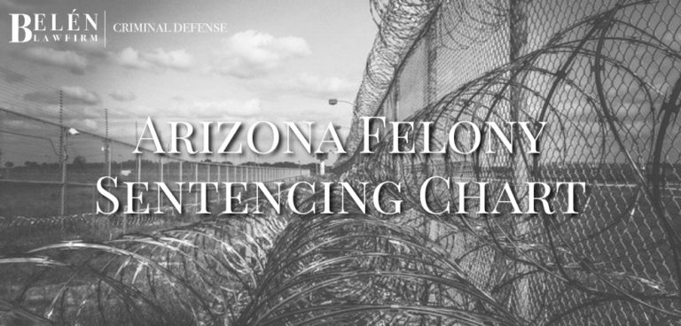 Cuadro de sentencias por delitos graves de Arizona