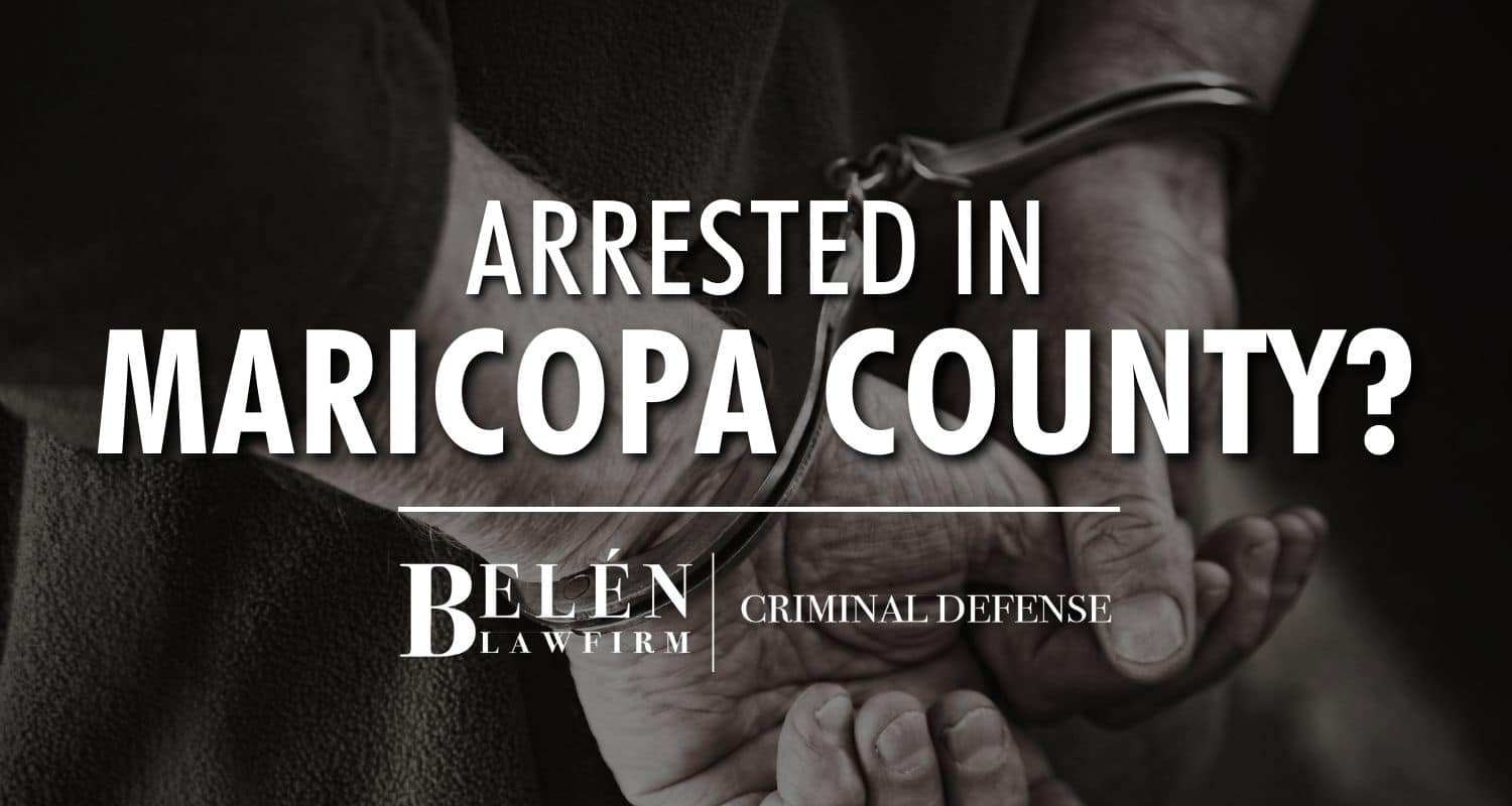 Arrestado en el condado de Maricopa