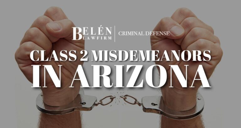 Abogado defensor de delitos menores de clase 2 en AZ